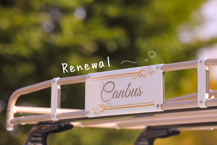 ダイハツ・ムーヴキャンバスのルーフキャリア