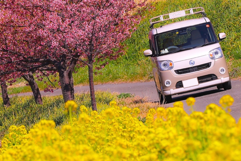 ダイハツ・ムーヴキャンバスのフロントビュー
