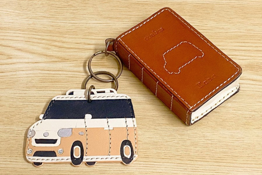 ダイハツ・ムーヴキャンバスの自作キーホルダー