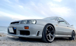 クルマ好きの父と楽しむ、34スカイライン