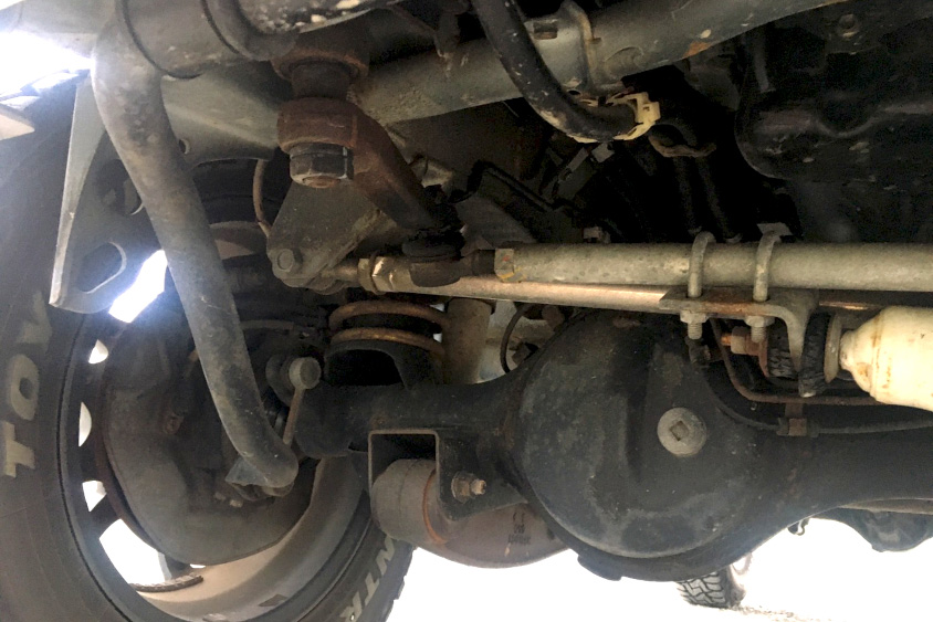 スズキ・ジムニーの下回り