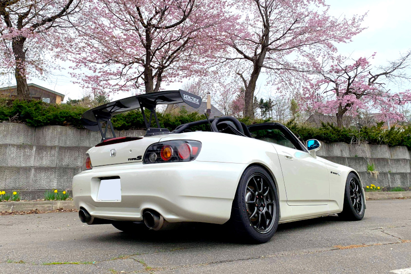 桜とホンダ・S2000