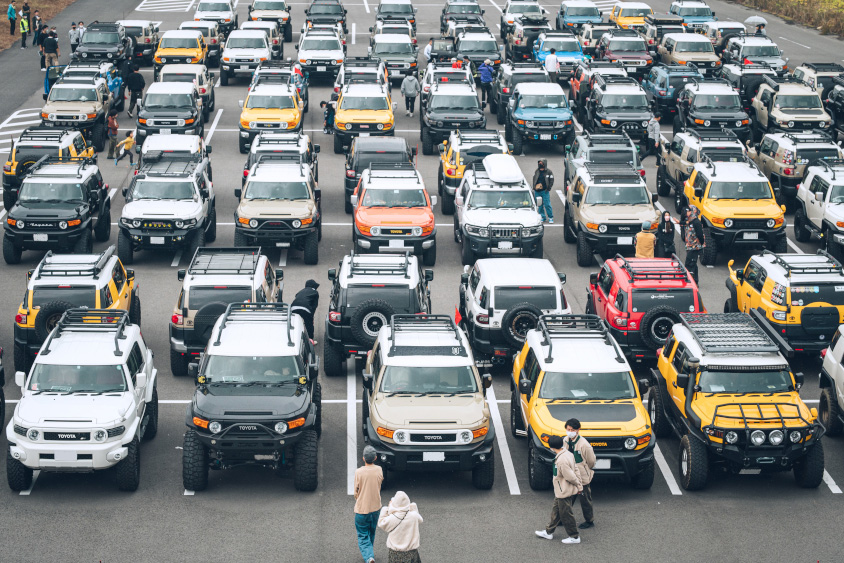 トヨタ・FJクルーザーのオフミーティング