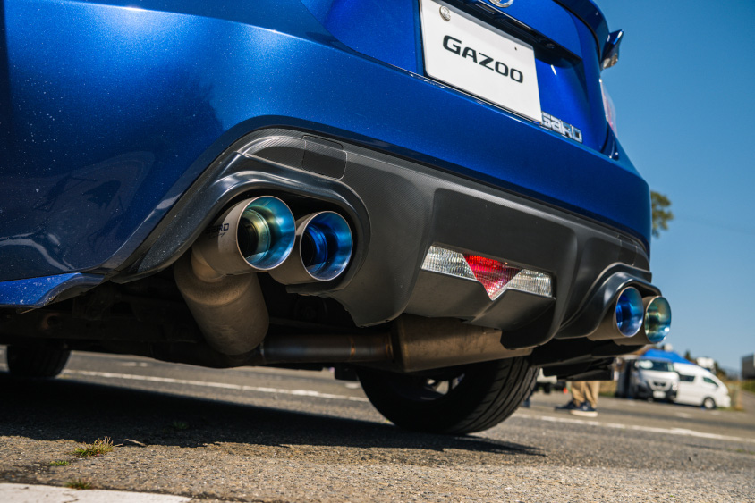 トヨタ・86のSARD製のマフラー