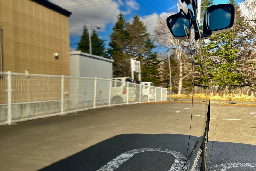 三菱・デリカD:2のピカピカのドア