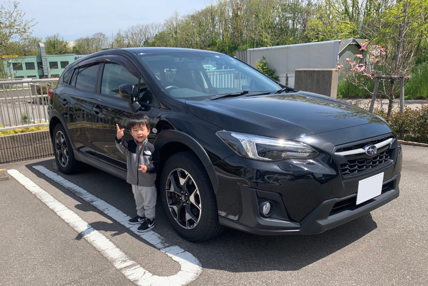 スバル・XVと上杉さんの息子さん