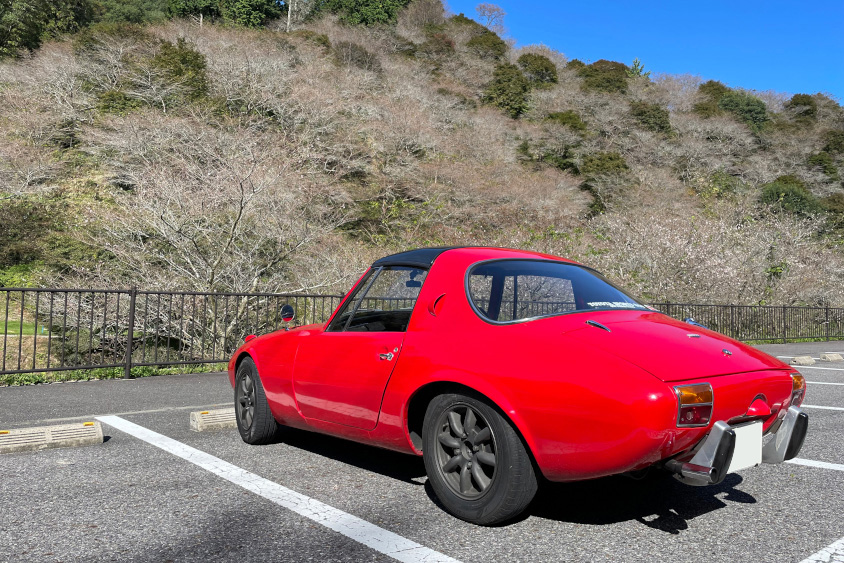 トヨタ・トヨタスポーツ800（ヨタハチ）のリヤビュー