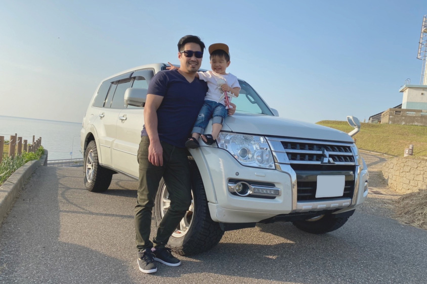 三菱・パジェロとオーナーのりゅうさん