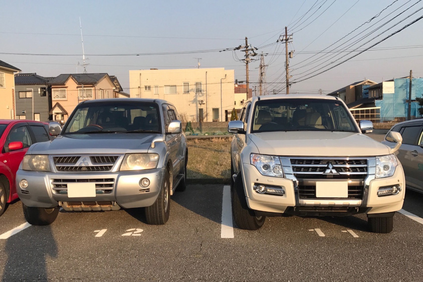 親子2代で乗る三菱・パジェロ