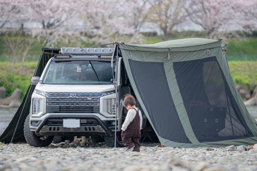 三菱・デリカD:5とキャンプ