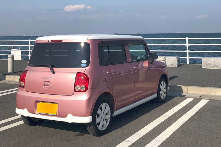 スズキ・アルトラパンのリヤビュー