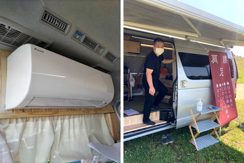 トヨタ・ハイエースの夏の暑さ対策