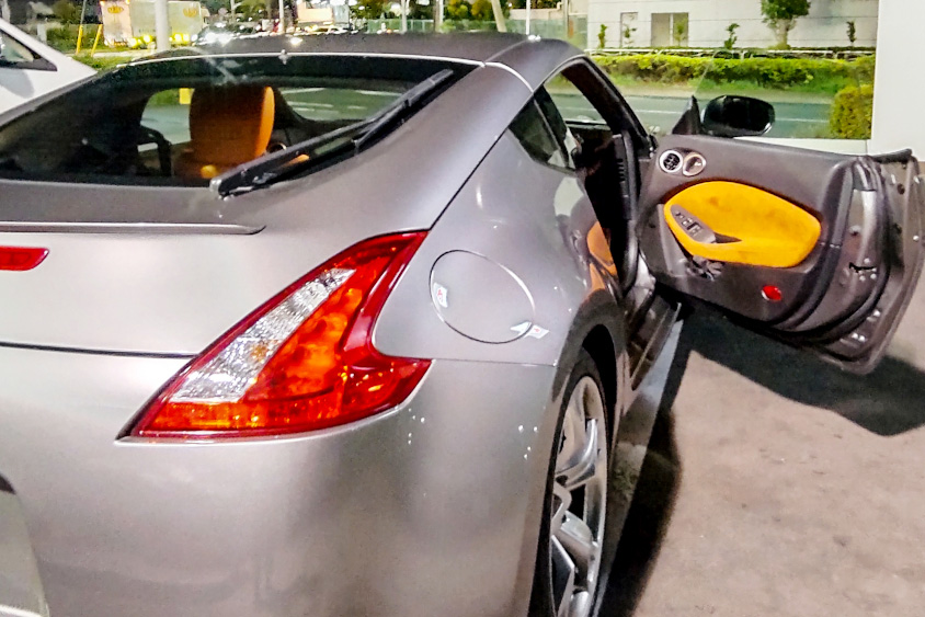 日産・フェアレディZのテールランプ