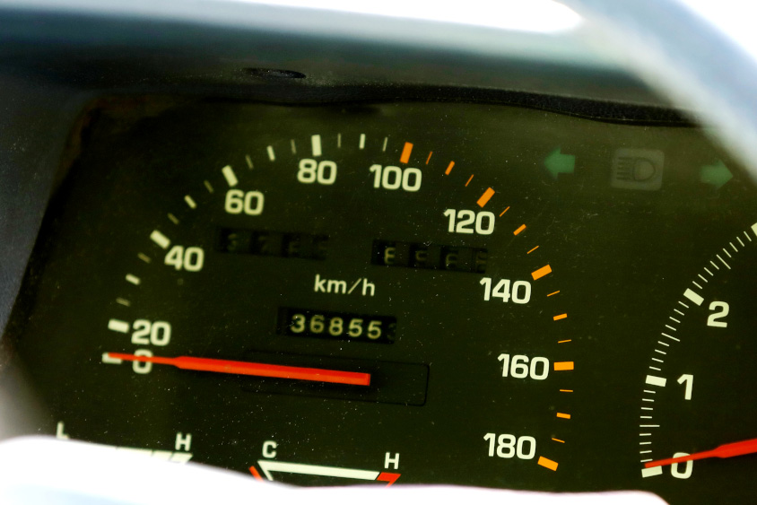 トヨタ・セリカ(ブラックマスク)のメーター