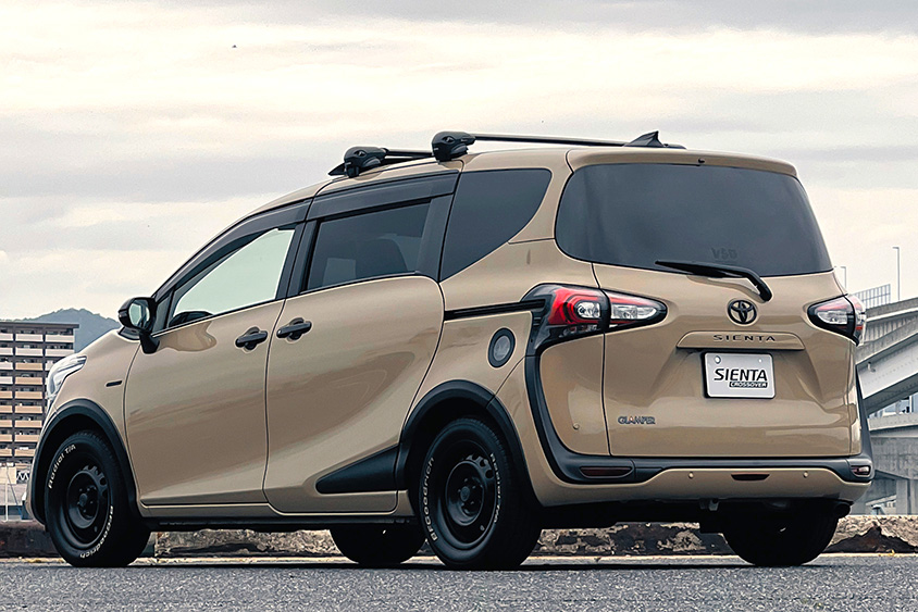 トヨタ・シエンタのリヤビュー