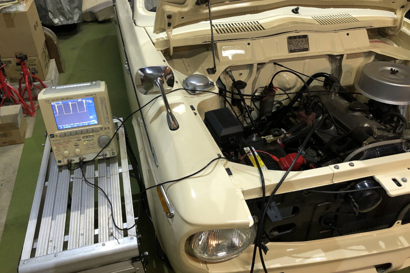 トヨタ・初代カローラのハーネスのチェック