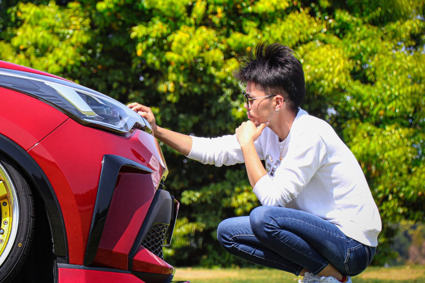 トヨタ・C-HRとあきさんの息子さん