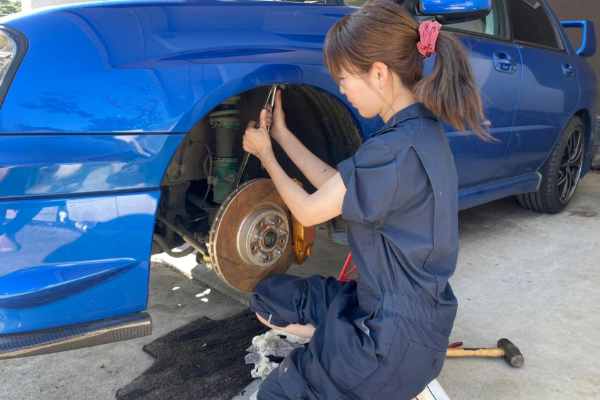 ブレーキ外すももみうちさん