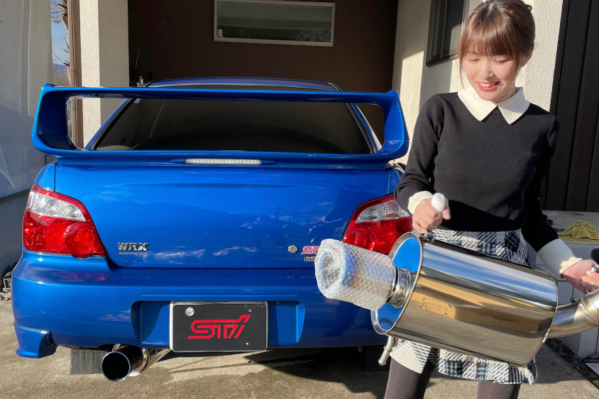 ももみうちさんとマフラー