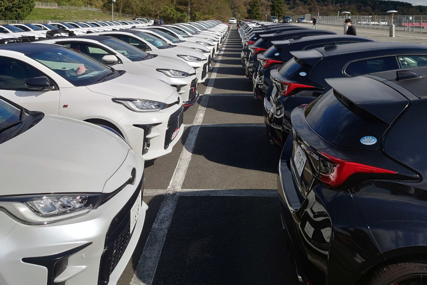 トヨタ・GRヤリスのオーナーズミーティング