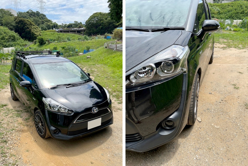 トヨタ・シエンタのタイヤのツライチ