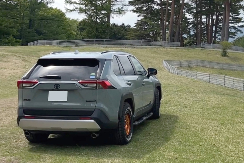 トヨタ・RAV4のリヤビュー