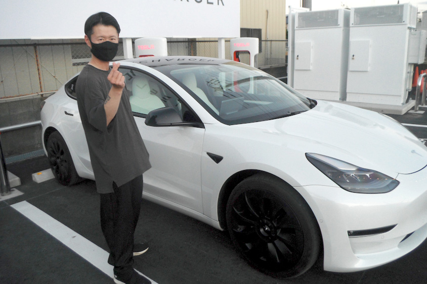 テスラ・モデル3オーナーのまぁくんさん