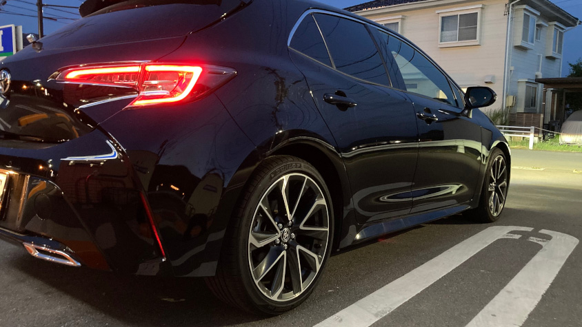 トヨタ・カローラスポーツのリヤ