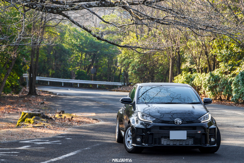 トヨタ・GRヤリスと奈良奥山ドライブウェイの新若草山コース