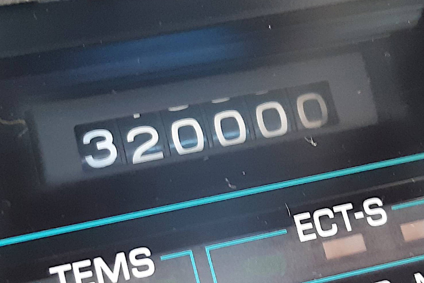 32万km走行しているトヨタ・マークⅡ（71型）