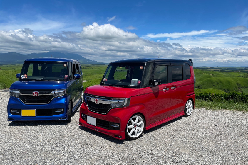 ホンダ・N-BOX CUSTOMでドライブ
