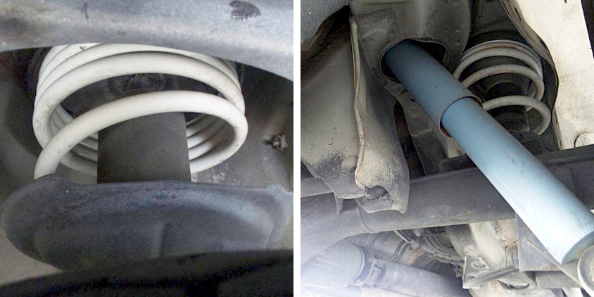 マークⅡバン（5代目）の足回り