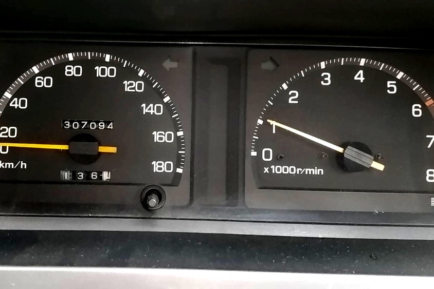 マークⅡバン(5代目)のメーター
