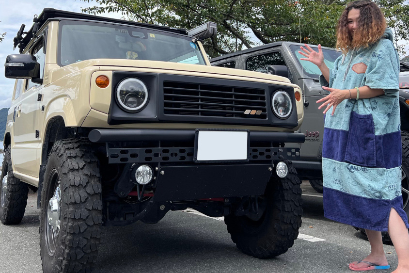 スズキ・ジムニーとまぁチャンさん