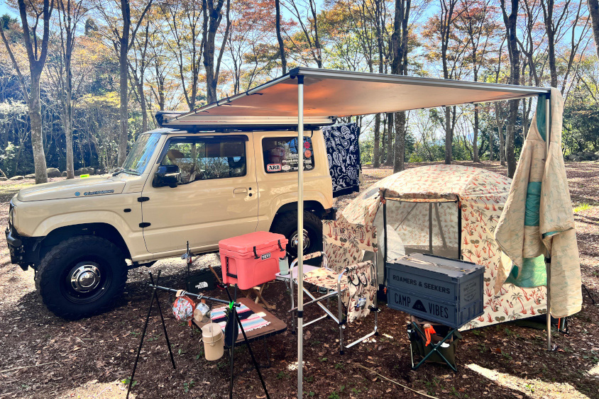 スズキ・ジムニーとキャンプ