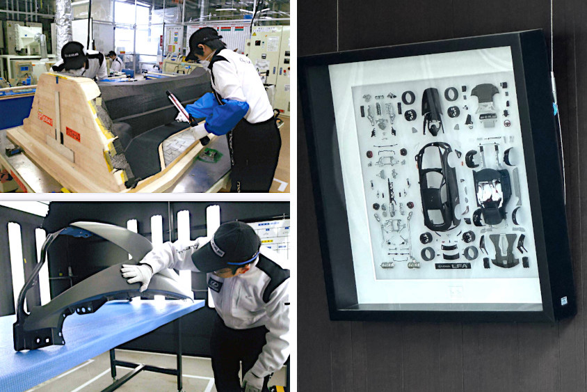 レクサス・LFAの製造の様子