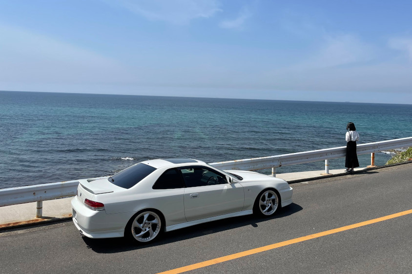 ホンダ・インテグラ（5代目）と海