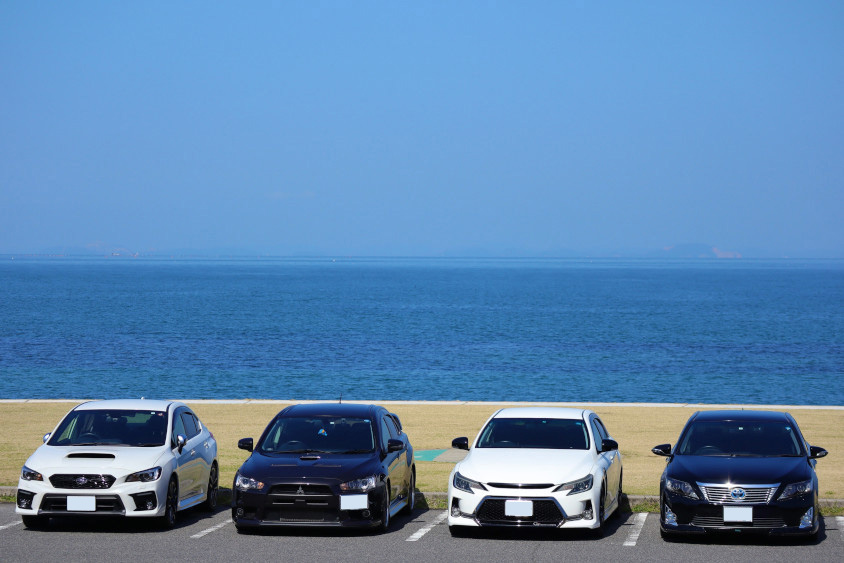 三菱・ランサーエボリューションⅩで参加したオフ会