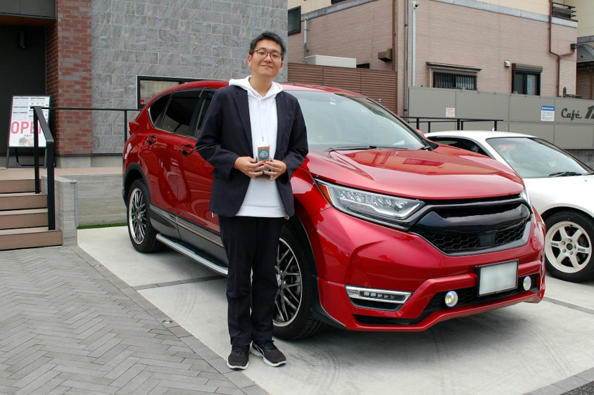 ホンダ・CR-Vとたぬ皇子さん