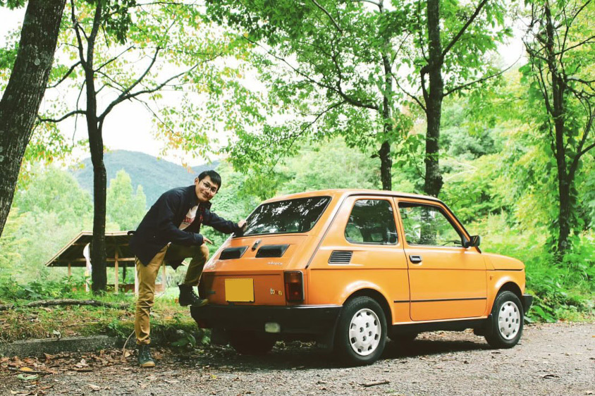 フィアット126 Maluch Townとオーナーのおいなり小島さん