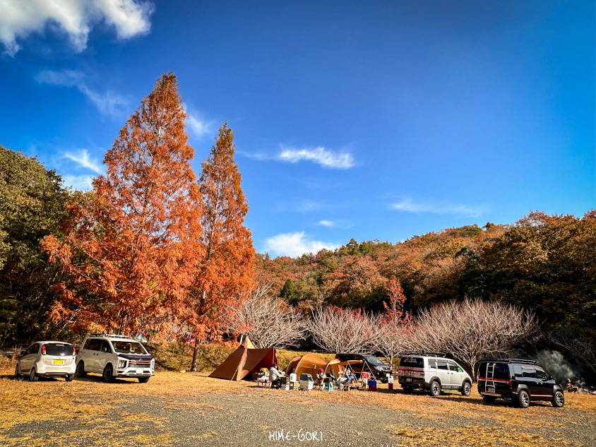 三菱・デリカD:5と秋のキャンプ