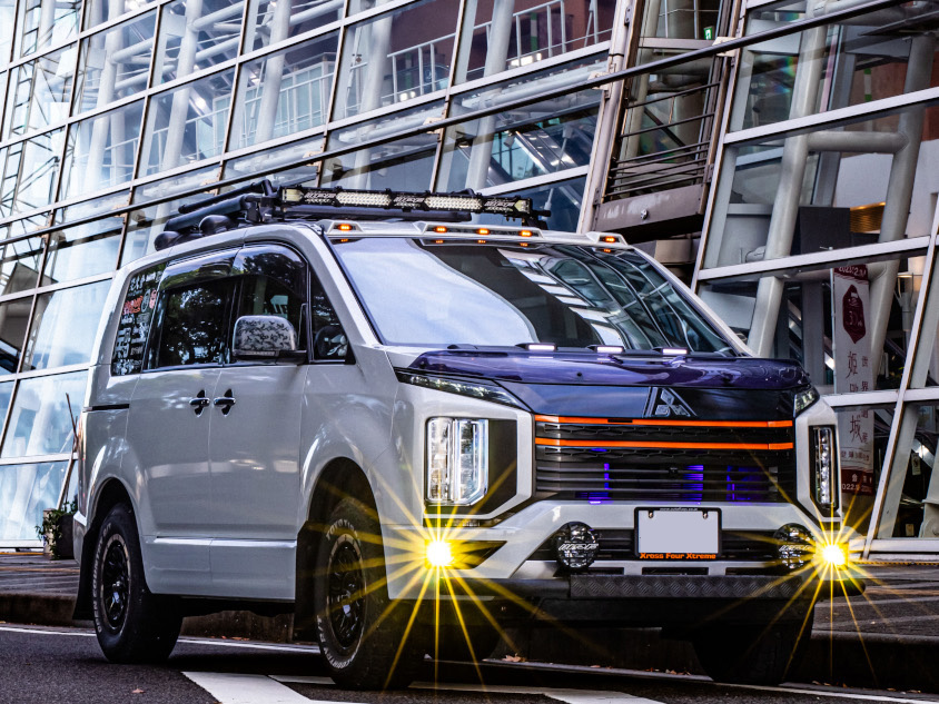 カスタムされた三菱・デリカD:5