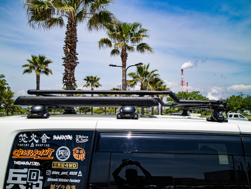 三菱・デリカD:5の自慢のルーフラック