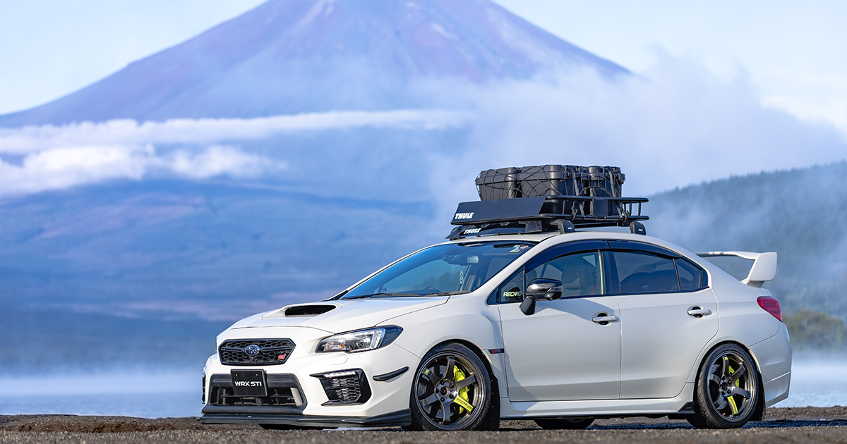 アウトドアでも頼れるスバル WRX STIは、息子と妻との思い出を作って 