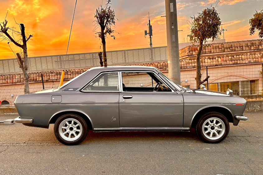 510ブルーバードクーペのボディライン