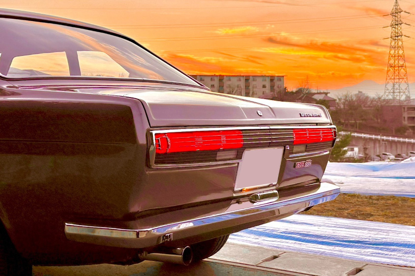 510ブルーバードクーペのテールランプ