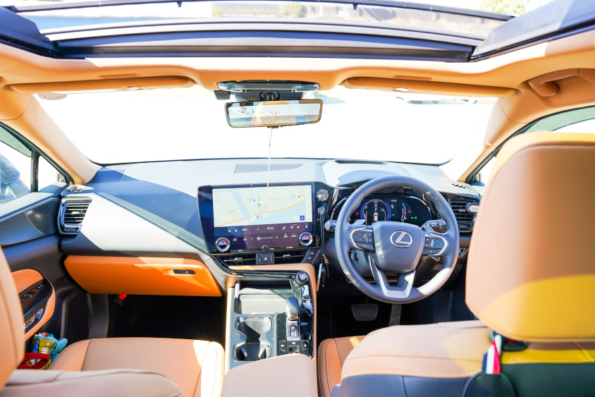 レクサス・NX350hのインテリア