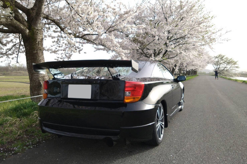 トヨタ・セリカ（ZZT230）のリアウイング