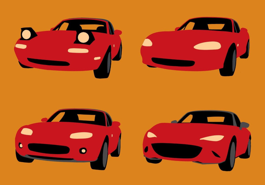 ロードスターのイラスト