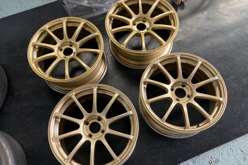 トヨタ・スターレット グランツァSが履くADVAN Racing RSホイール